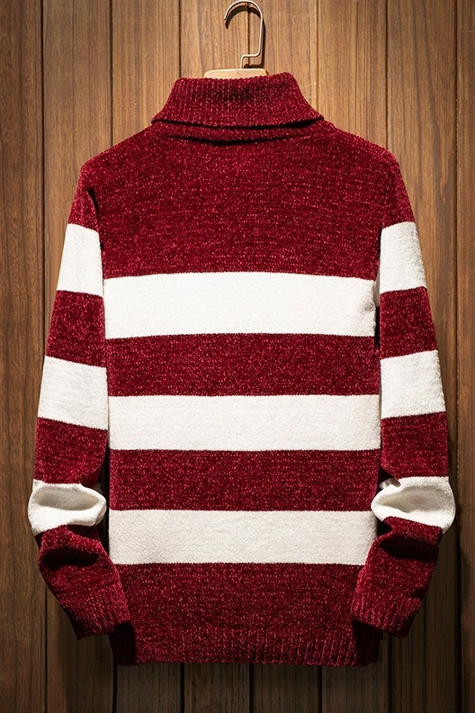 Зима 2018 мужской свитер Мужская водолазка высококачественный и утепленный