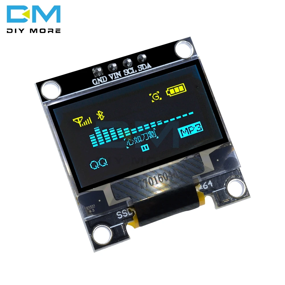 Светодиодный дисплей 0 96 дюйма x 64 128x64 O совместимый с Arduino STM32|ЖК-модули| |