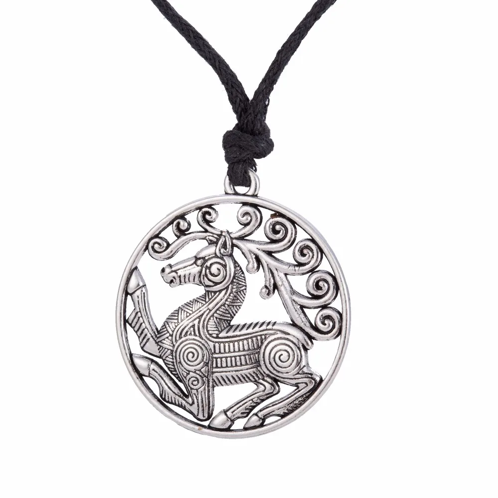 Dawapara Odin's Steed Viking ювелирные изделия стимпанк кулон скандинавский