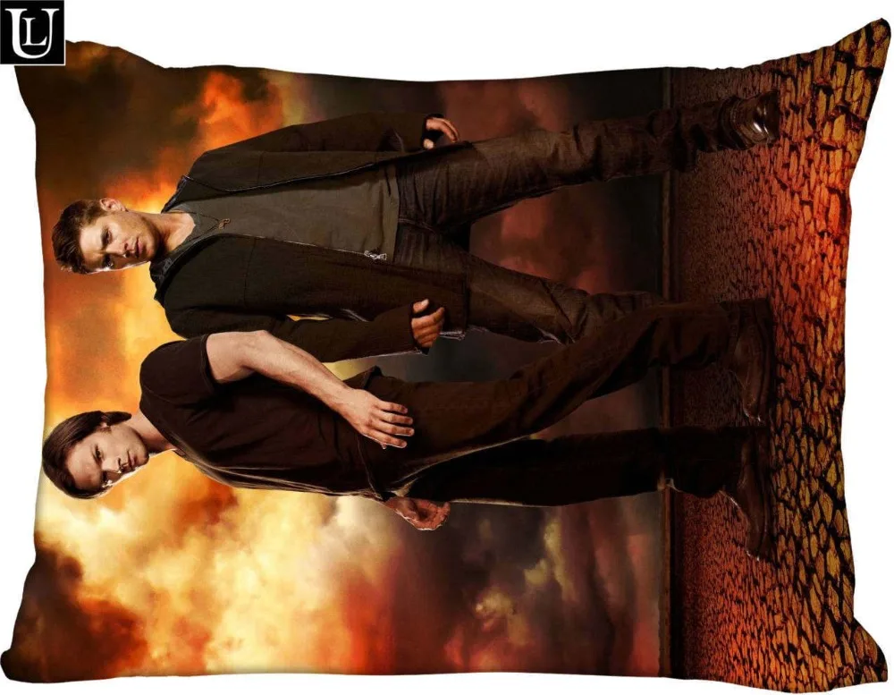 Пользовательские Сверхъестественное Прямоугольная подушка крышка Размеры 45x35