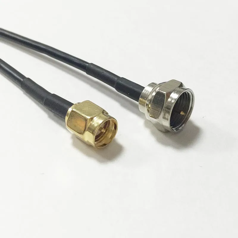 Удлинительный кабель для модема SMA штекер переключатель F Штепсель rf Pigtail разъем кабель RG174 20 см 8 дюймов