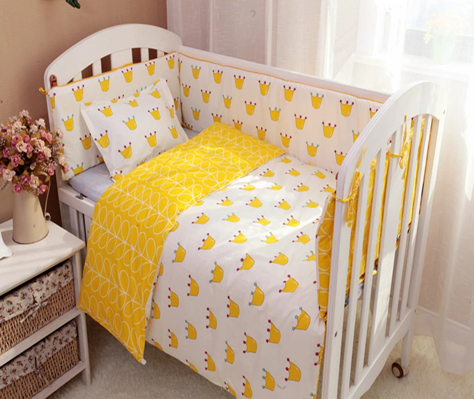 Комплект постельного белья для малышей из 3 предметов хлопковое детское