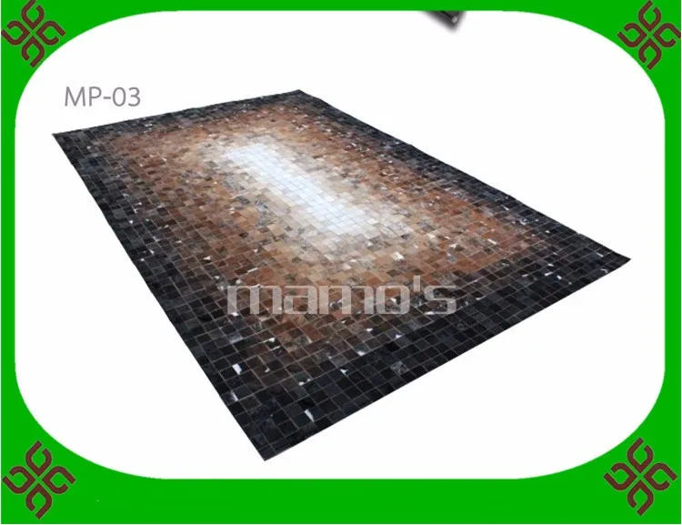 

2018 free shipping 100% natural genuine cowhide carpet display rack
