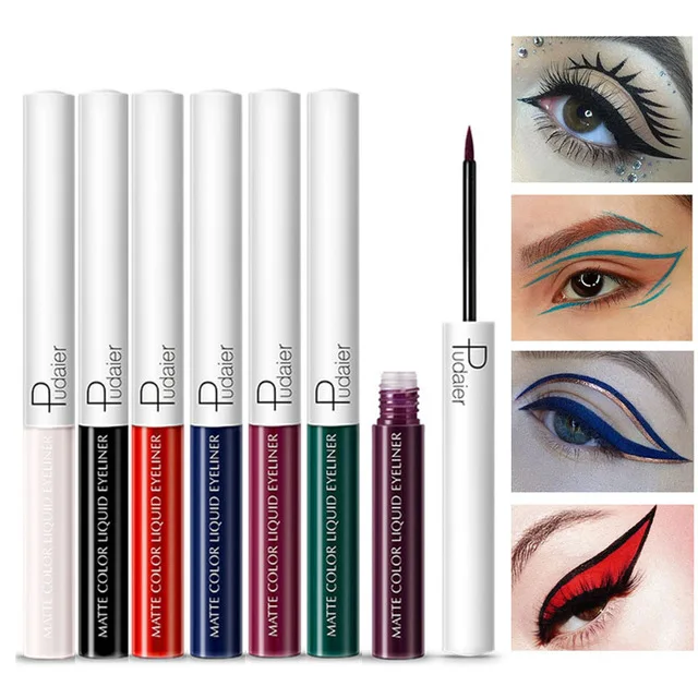 Professional Makeup Liquid Eye Liner Pencil Color Matte Eyeliner Long lasting Pigment Shadow Party Beauty | Красота и здоровье