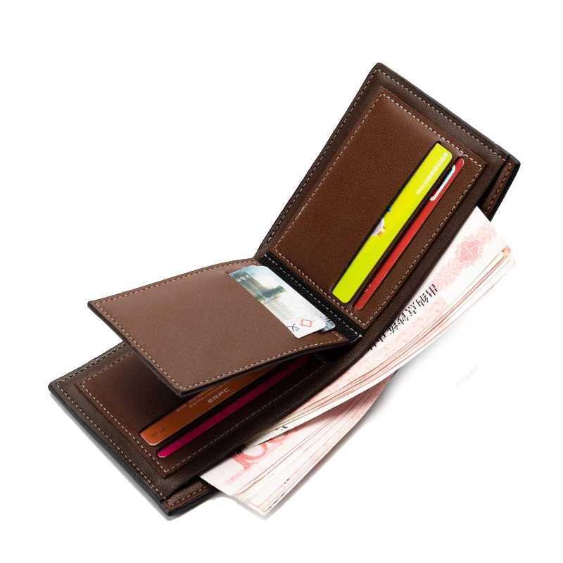 ABDB baellerry 1 PU leather men's cross section business casual lychee pattern pressure line wallet carrying bag size a | Багаж и