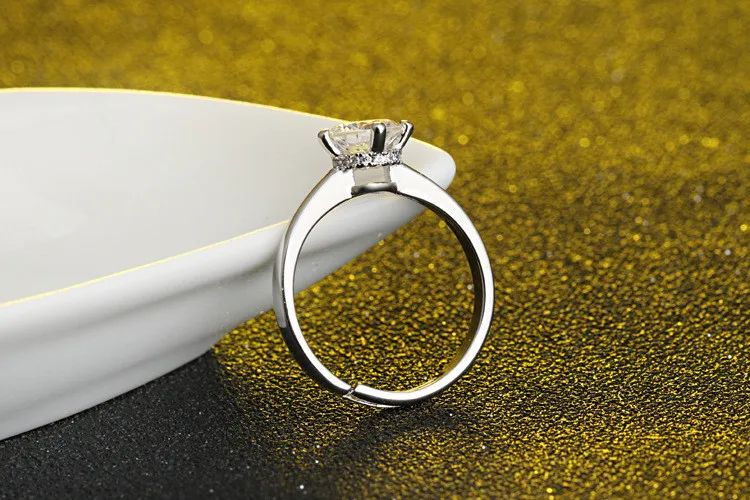 SHNCA Brand Boutique Classic Pure 925 Sterling Silver Wedding Fine Jewelry Ring Fashion Rhinestones Rings For Women Anillos Y046 | Украшения