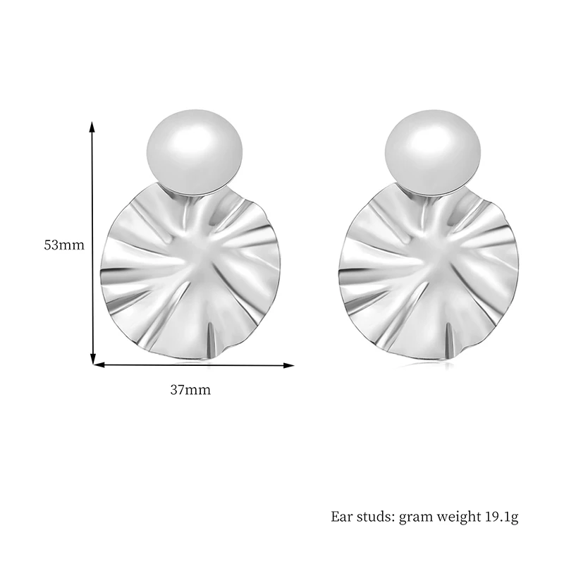 Серьги Золотые сплава нерегулярные элегантные серьги для Для женщин простой