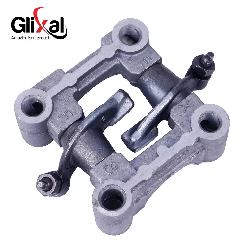 Glixal GY6 49cc 50cc Скутер мопед ATV Cam вал держатель кронштейн коромысла в сборе для 139QMB 139QMA двигателя(64 мм и 69 мм клапан