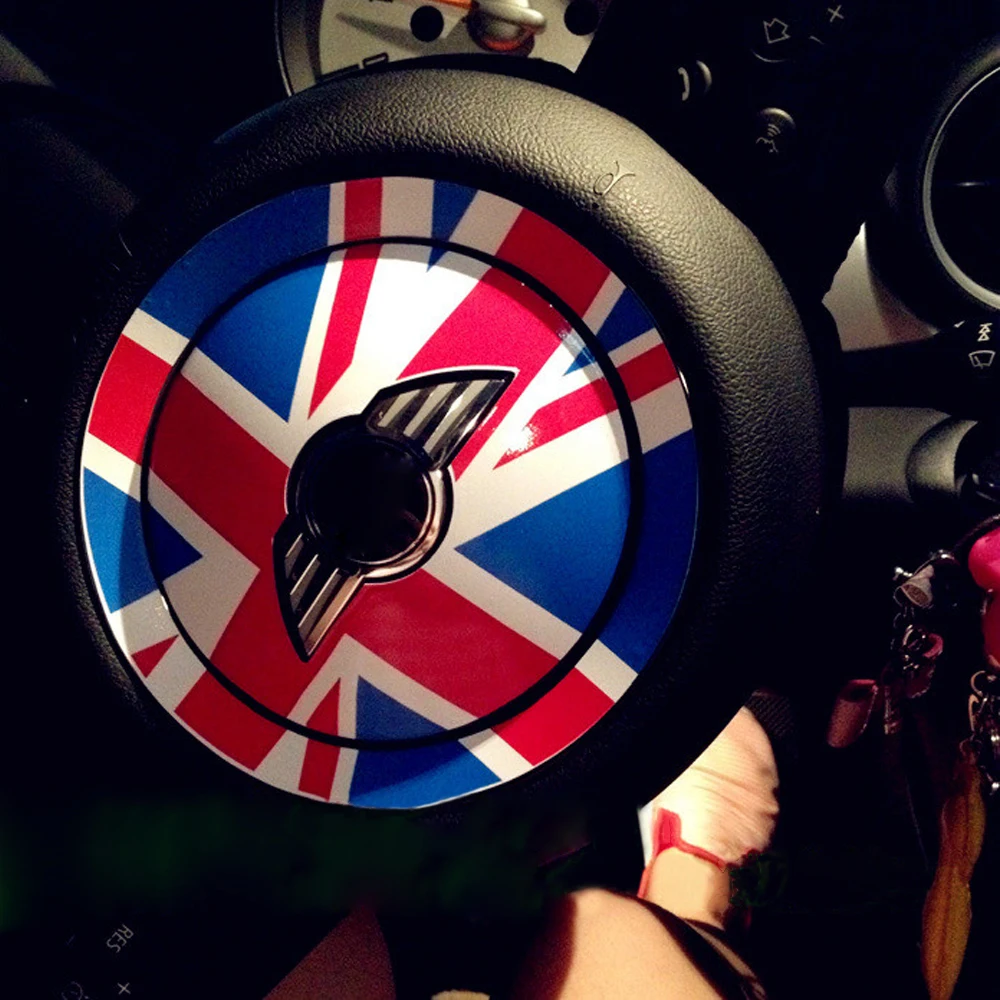 Центральное украшение рулевого колеса Union Jack Стикеры для стайлинга автомобиля