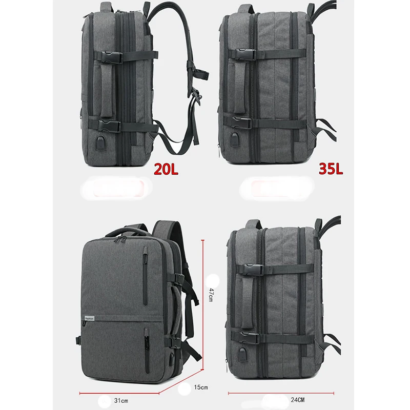 DIREWOLF 15.6'' Laptop Backpacks Large Capacity Smart Anti Theft Business Men Backpack Teenager Boys Travel School Bag | Багаж и