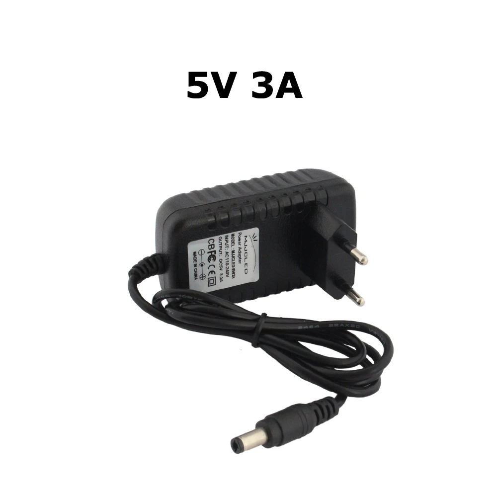 5 вольт Питание 5 V 5A 8A 10A 1A 2A 3A 4A Мощность, переносной, вилка стандарта AC DC 110V 220V to 5 V Питание блок для Светодиодные ленты - Цвет: 5V 3A