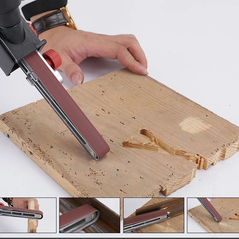 DIY шлифовальная лента адаптер преобразователь с резьбой M10 шпиндель для 4