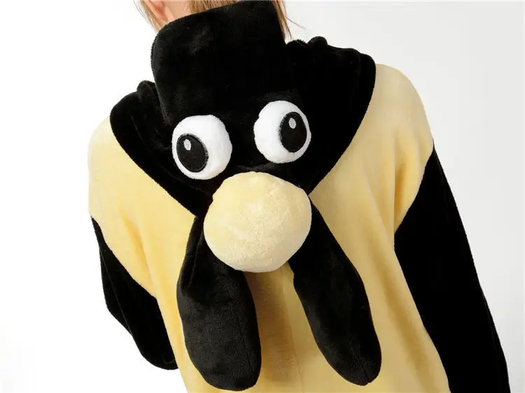 Забавный мультфильм кигуруми пижамы овечки Onesie с капюшоном Шон Комбинезоны для