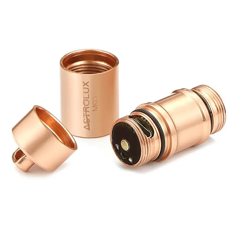 Astrolux M03 медный 100LM 2 режима XP-G2/XP-G3/nichia 219B мини перезаряжаемый USB светодиодный фонарь 10180 фонарь+ аккумулятор 10180+ коробка