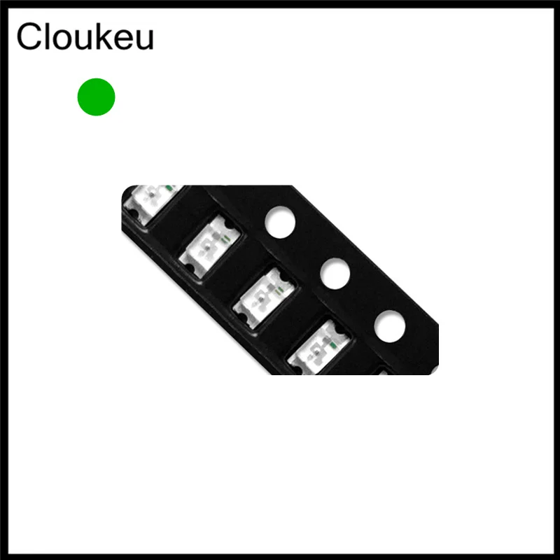 

100Pcs 0805 Green SMD lamp beads led 2012 green Light emitting diode