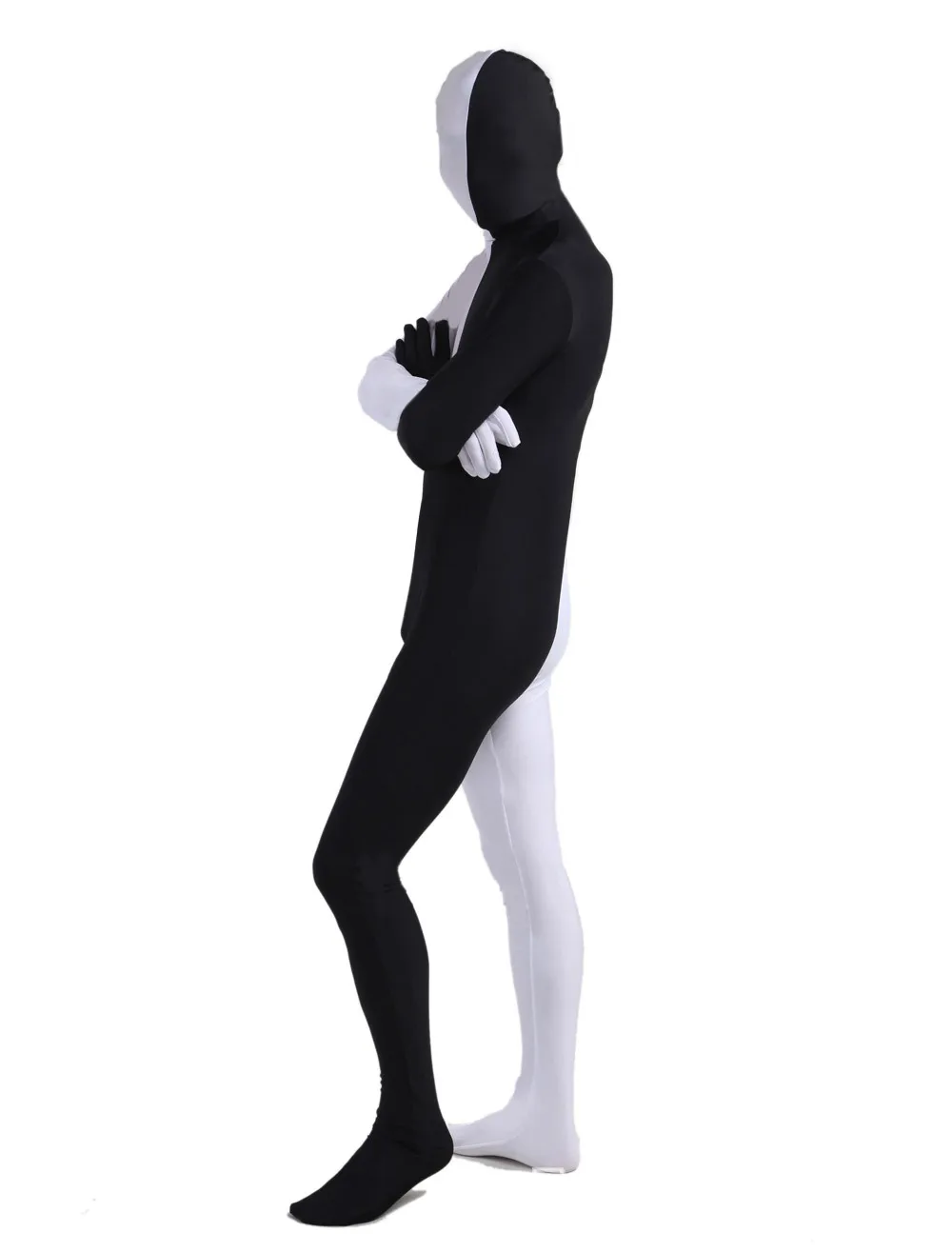 Цельные колготки с левой и правой строчкой Униформа сценическая анимация для