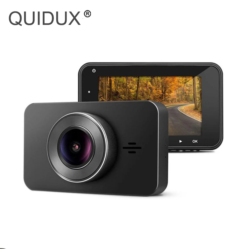 QUIDUX 3 дюймовый Full HD 1296 P Видеорегистраторы для автомобилей ADAS WDR с функцией ночного