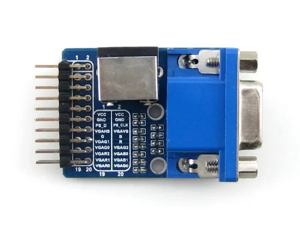 5 шт./лот VGA PS2 плата аксессуар тестовый модуль для + интерфейсы соединителя