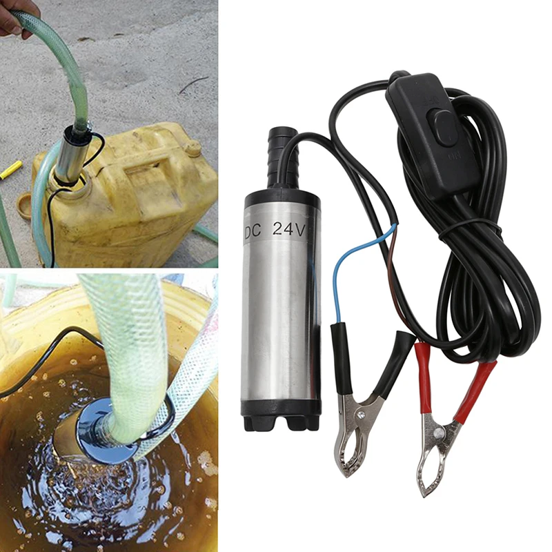 Погружной насос DC12V/24 V для дизельного топлива масла воды 12L/мин