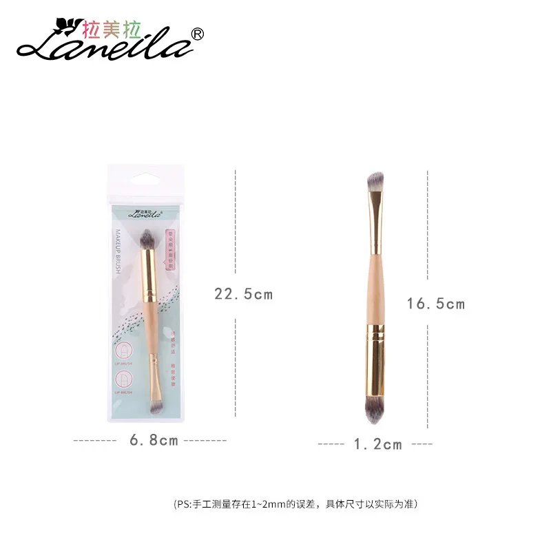 LAMEILA Makeup brush double head wood single stick smudge eyebrow beauty makeup tooI | Красота и здоровье