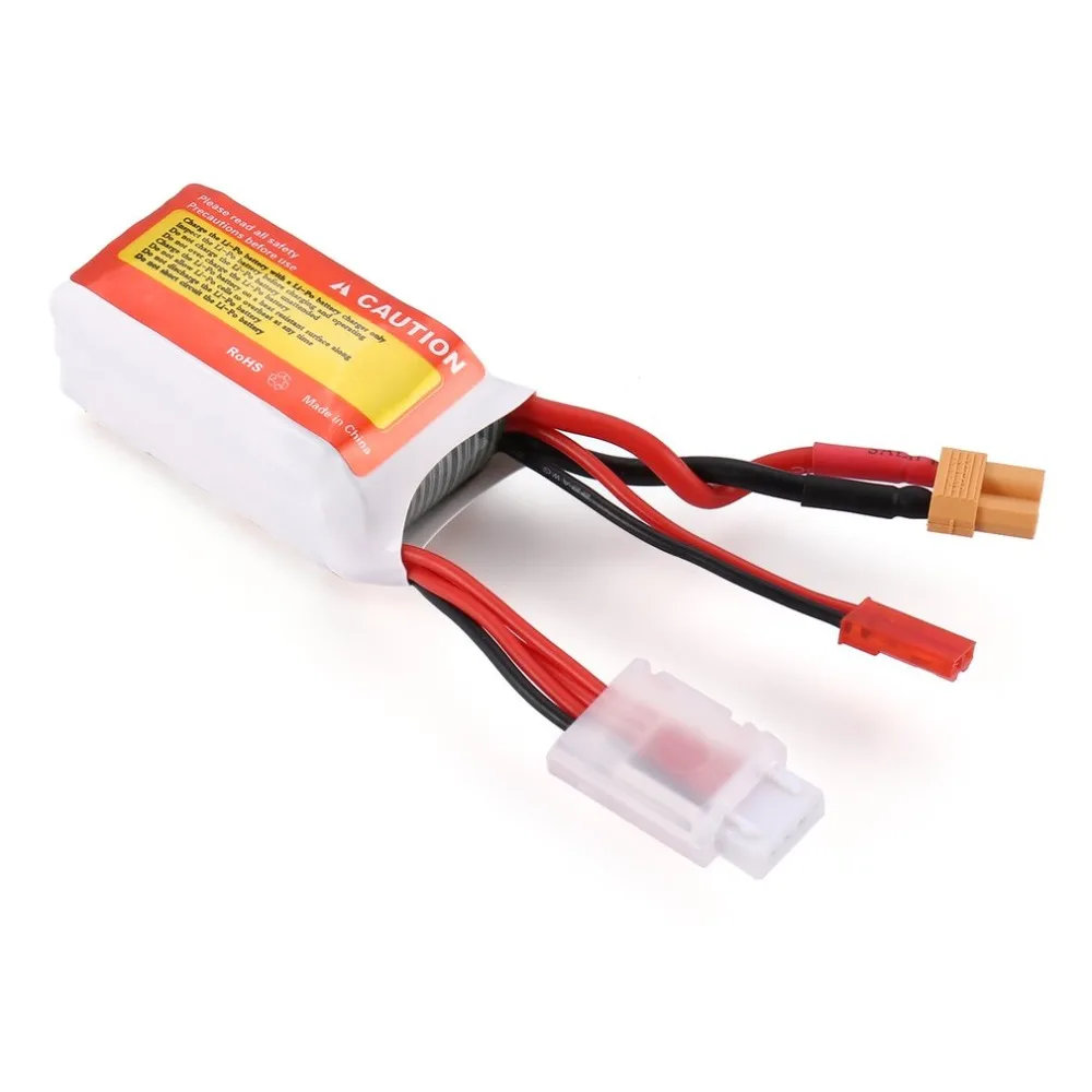 ZOP Мощность 11 1 V 450 мА/ч 75C 3 S P Lipo Батарея JST XT30 штекер Перезаряжаемые для