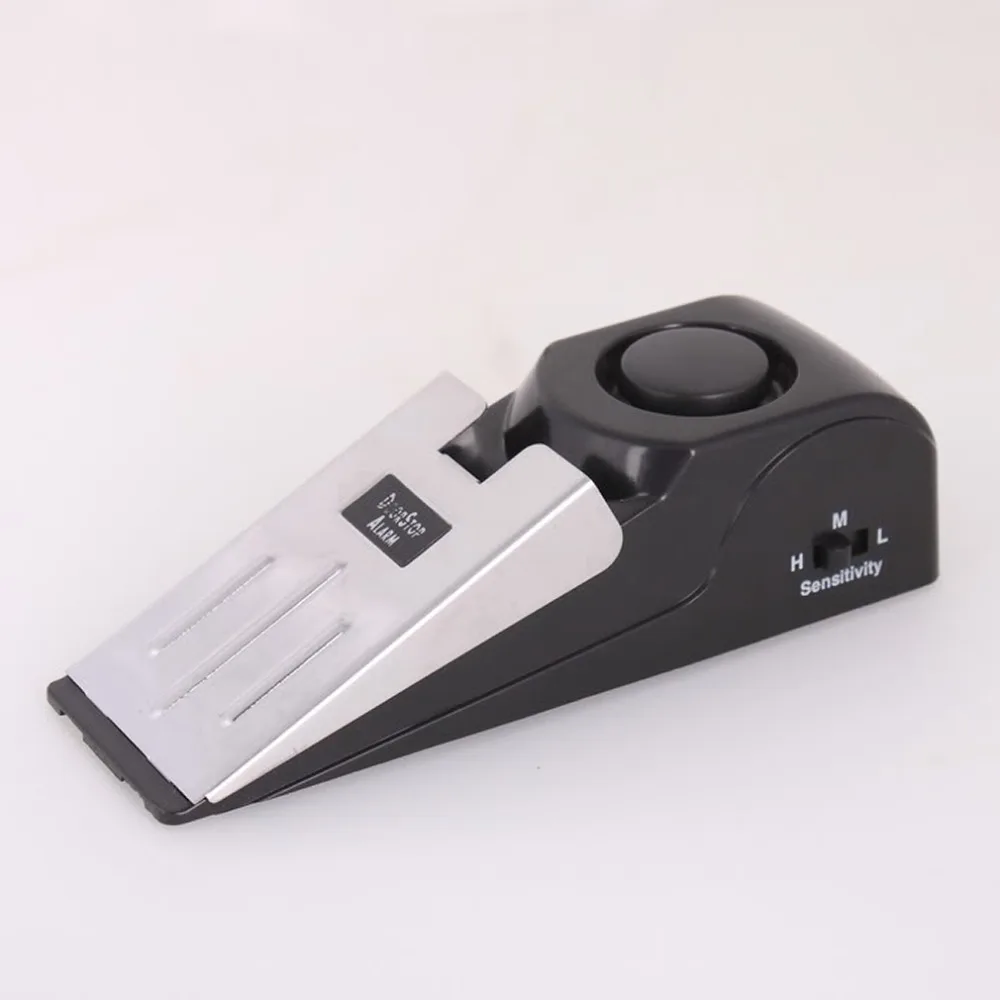 1pcs Wedge Shaped 120 dB Security Home Door Stop Stopper Alarm Block Blocking Systerm New Drop ship | Обустройство дома
