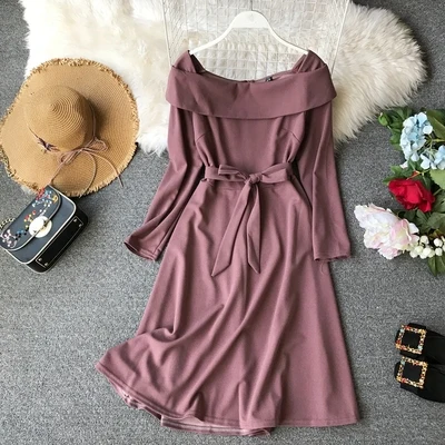 Новые корейские весенне летние платья женское элегантное пикантное платье с