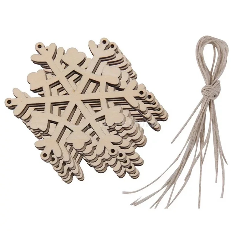 

20 pcs wood ornament christmas decoration for free shipping