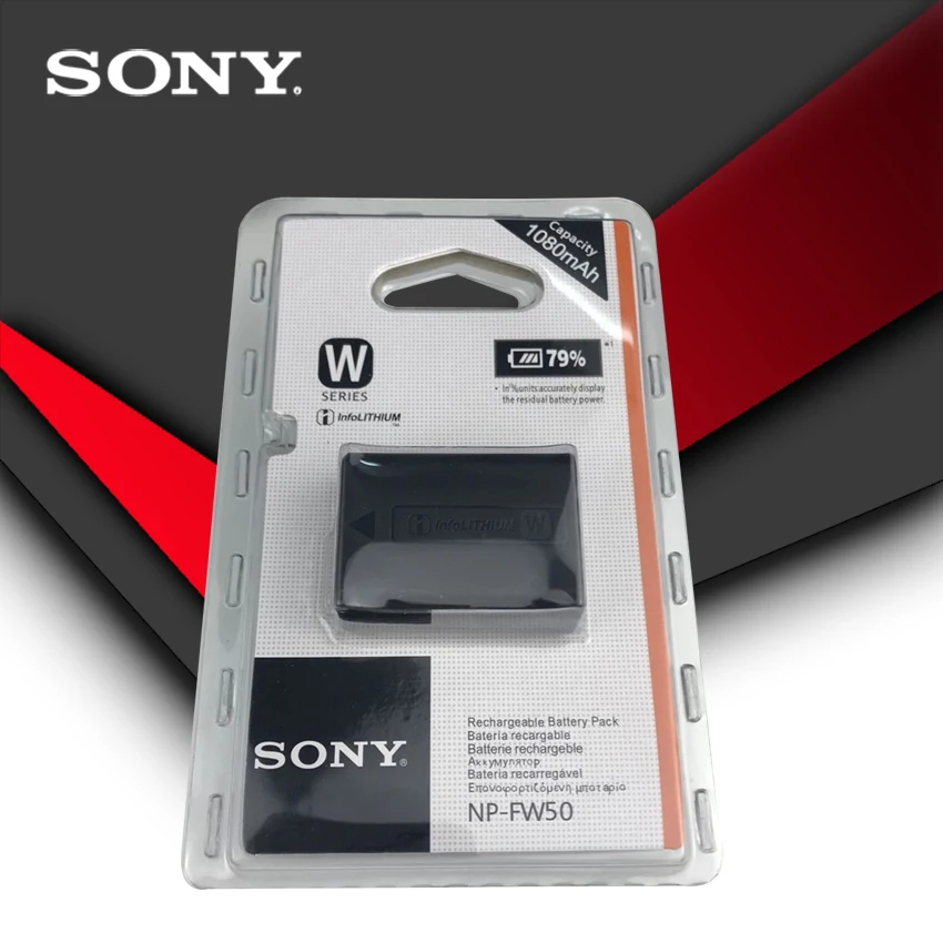 1 шт./лот sony NP-FW50 NP FW50 NPFW50 Батарея NEX-7 NEX-5R NEX-F3 NEX-3D Alpha a5000 a6000 Alpha 7 a7II