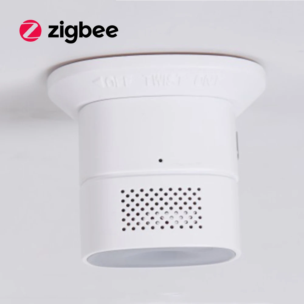 Умный дом CO система обнаружения батарея работает Zigbee HA1.2 Альянс умный детектор