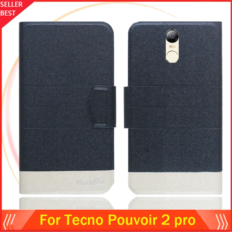 5 цветов Лидер продаж! Кожаный чехол для телефона Tecno power 2 pro защитный с откидной