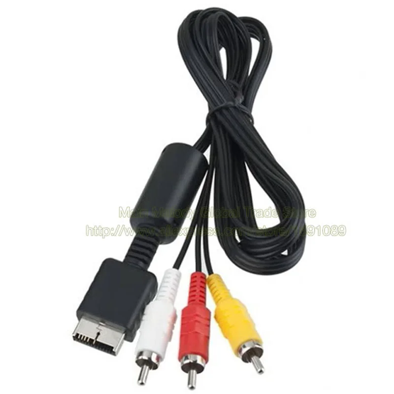 Для Sony PlayStation 3 PS3 Длина: 180 см запасной Композитный RCA аудио видео av кабель для 2 PS2