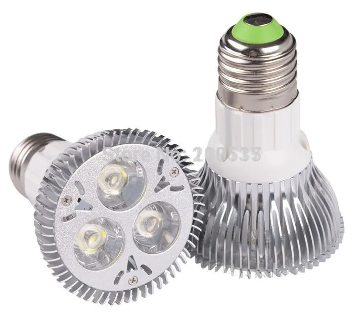 Бесплатная доставка Высокое качество свет Par20 3x3 Вт Spotlight E27 socket 110 В 220 холодный