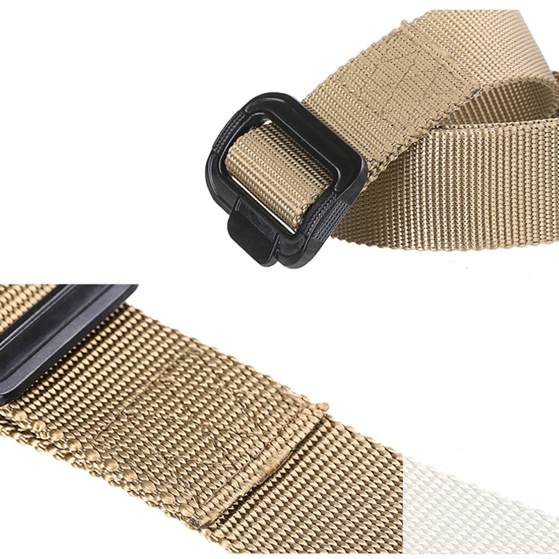 Male Hiking Fishing Belt Outdoor Sports Heavy Duty Training Waist Army Tactical Nylon Waistband Hunting Equipment | Спорт и