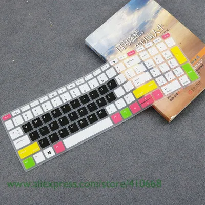 Candy black Силиконовая клавиатура для ноутбука кожного покрова для 15," hp probook 450 G5 G6 для hp probook 850 G5 66 Pro 15 G2, i5-8265U MX250 15 дюймов - Цвет: Candy black
