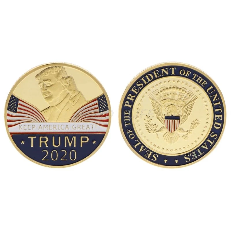 Памятная монета американский Президент Трамп коллекция 2020 ремесла