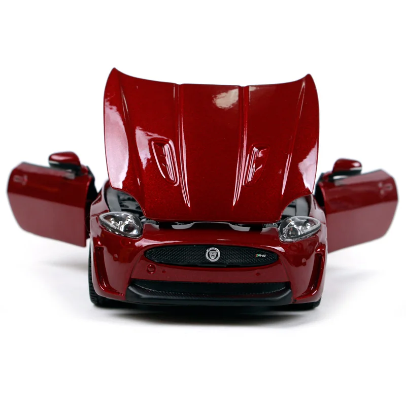 Модель литая автомобиля Bburago 1:24 JAGUAR XKR S ROADSTER винно красного цвета новая игрушка в
