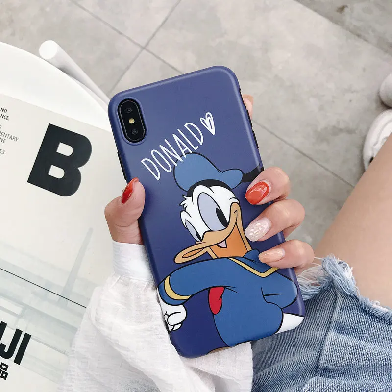 d Мультяшный чехол для телефона Funda iPhone 6 6s Plus 8 7 11 11Pro Max чехол для iPhone X S XR XS Max мягкий чехол - Цвет: d