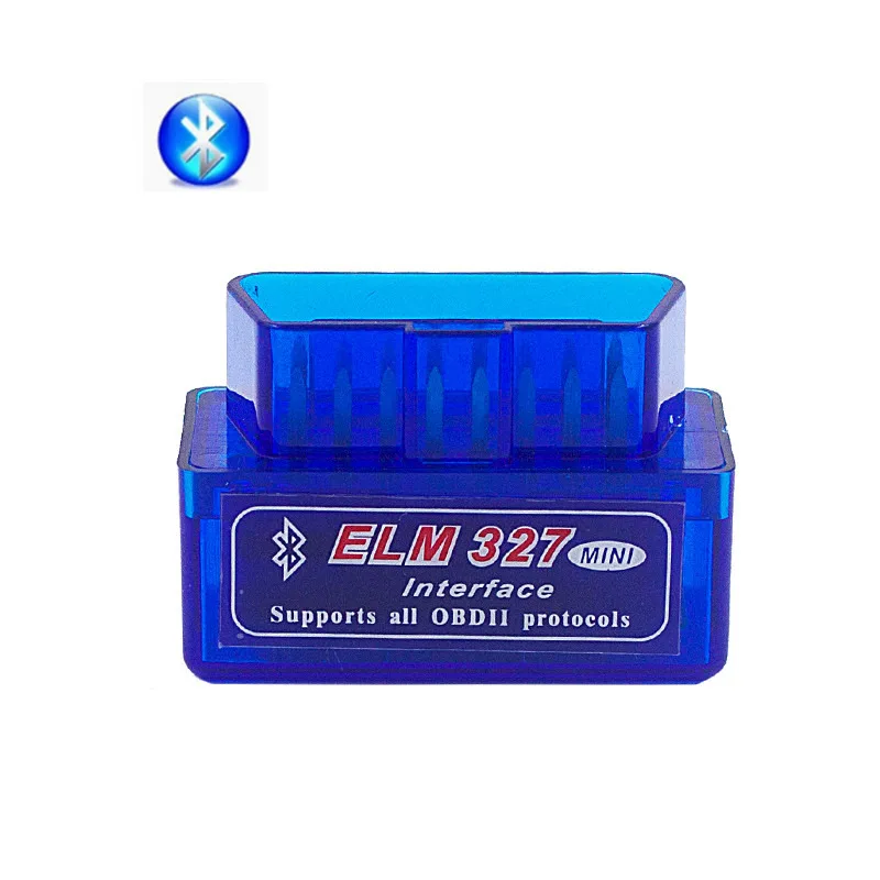 Синий ELM327 V1.5 Bluetooth с чипом PIC18F25K80 для Android/PC/Symbian диагностический инструмент ELM327 Bluetooth v1.5 OBD2 сканер кода - Цвет: Синий