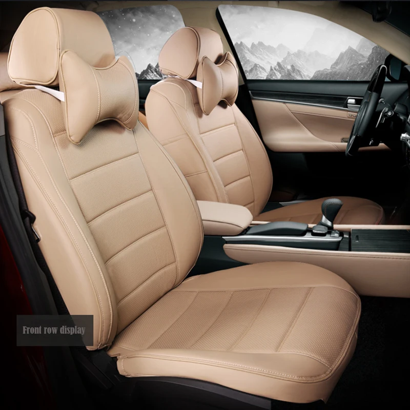 Чехол на автомобильное сиденье кожаный для mitsubishi lancer 10 ASX EX Zinger FORTIS Outlander Grandi pajero