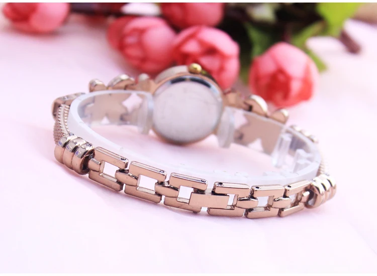 Часы женские кварцевые с квадратным циферблатом из нержавеющей стали | Наручные