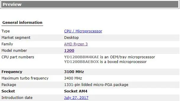 Новый процессор amd ryzen 3 1200 1 ГГц оригинальный четырехъядерный AM4 TDP 65 Вт кэш 14 нм