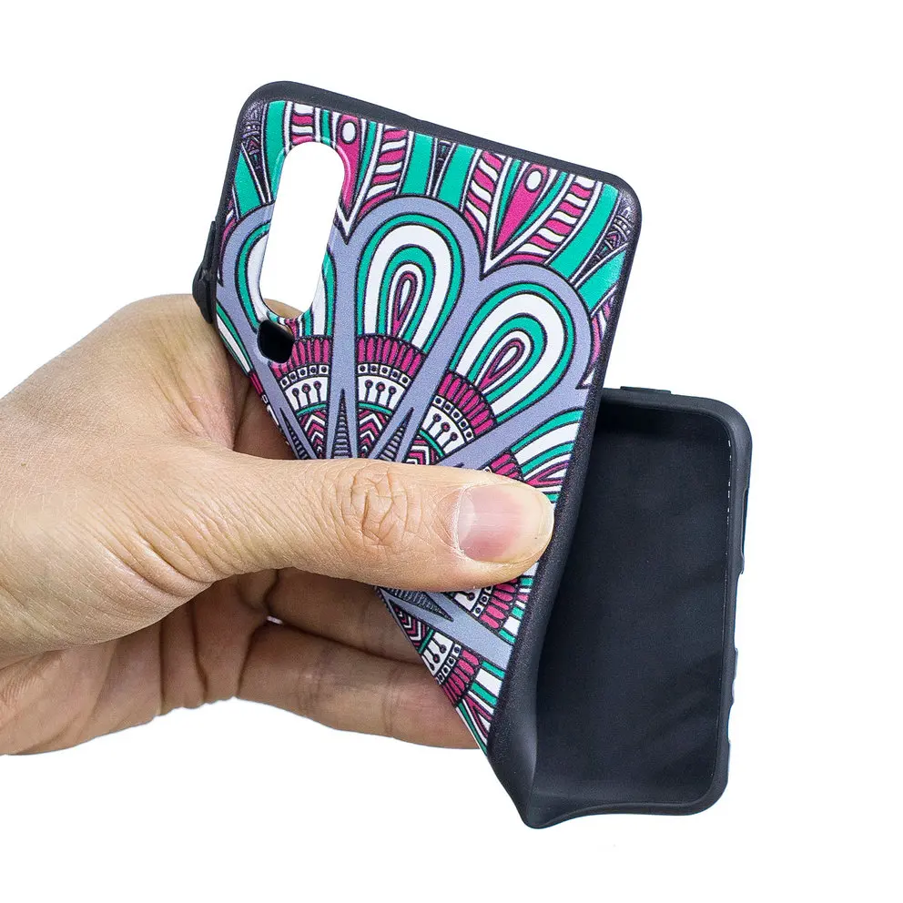 Чехол для Huawei P30/P30 Pro Модный чехол с изображением цветов бабочек и панды рельефный