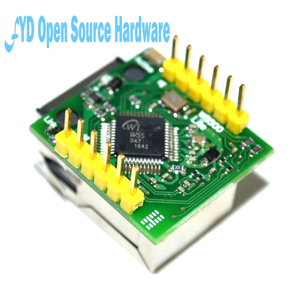 1 шт. USR-ES1 W5500 чип SPI в LAN Ethernet конвертер TCPIP мод