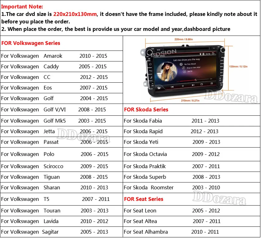 Автомобильный DVD gps навигатор Andriod 8 2 din 7 дюймов для Volkswagen golf 4 5 6 SEAT touran passat B6 caddy