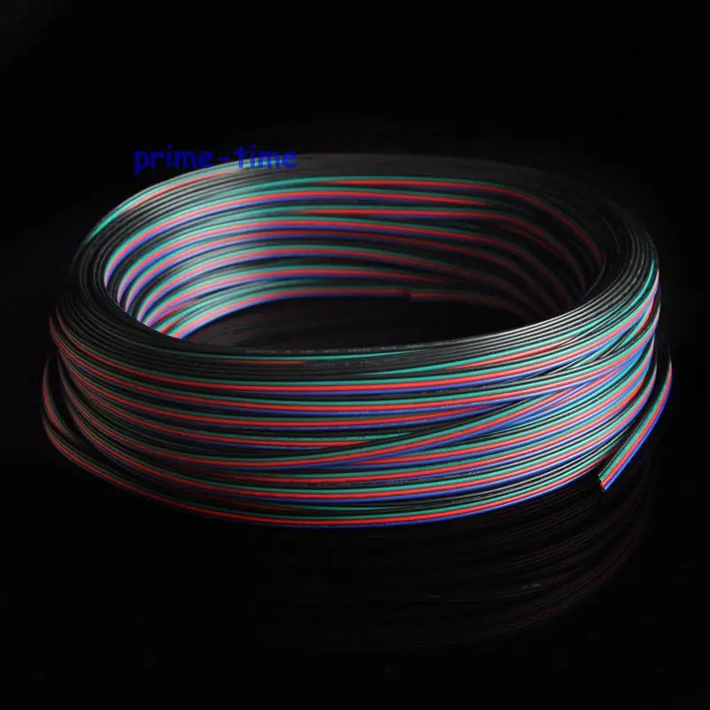 4 контактный Удлинительный провод RGB 10 м канальный кабель соединительный для