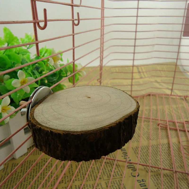 Круглая деревянная птичья платформа попугаи птицы жевательные игрушки