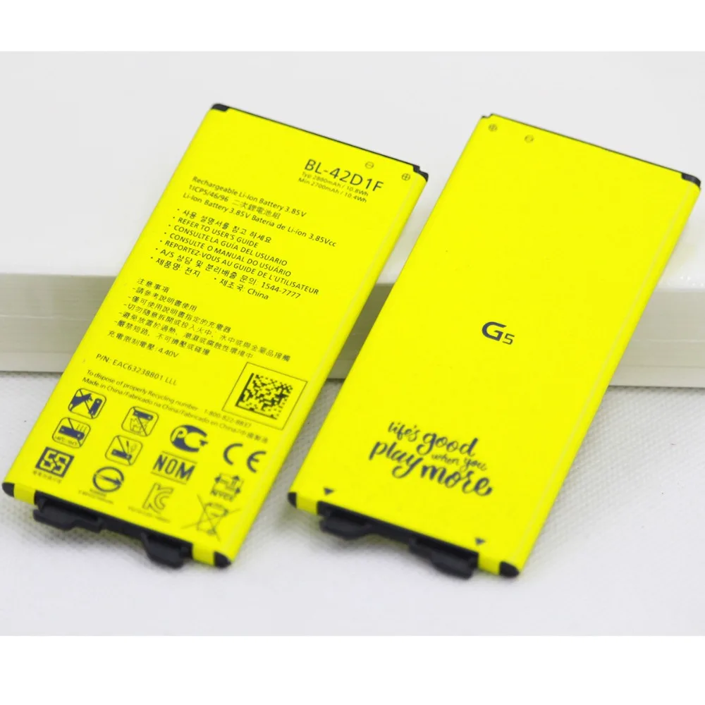 Сменный аккумулятор ISUNOO для телефона LG G5 VS987 US992 H820 H840 H850 H830 H831 H868 BL 42D1F 2800 мАч