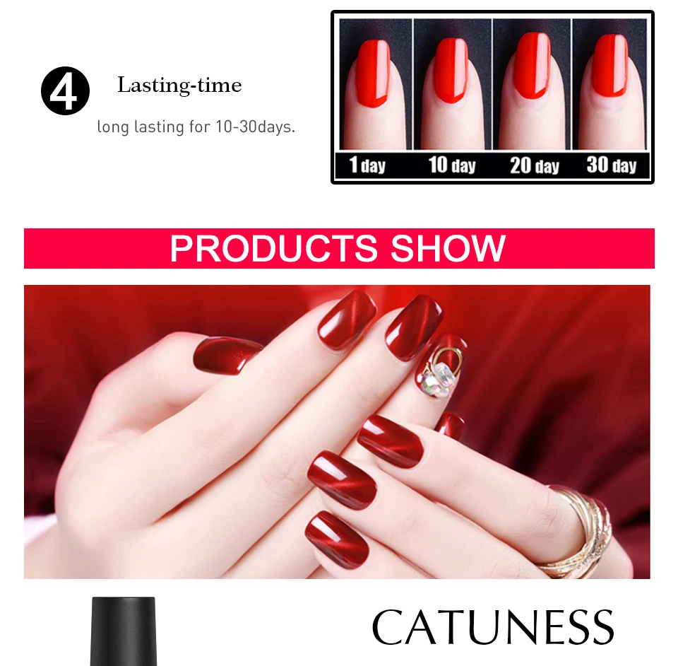 CATUNESS лак для ногтей Набор для маникюра цвет кошачьих глаз гель лак Полупостоянный блеск ногтей искусство УФ Гибридный гвоздь гель лак Лидер продаж