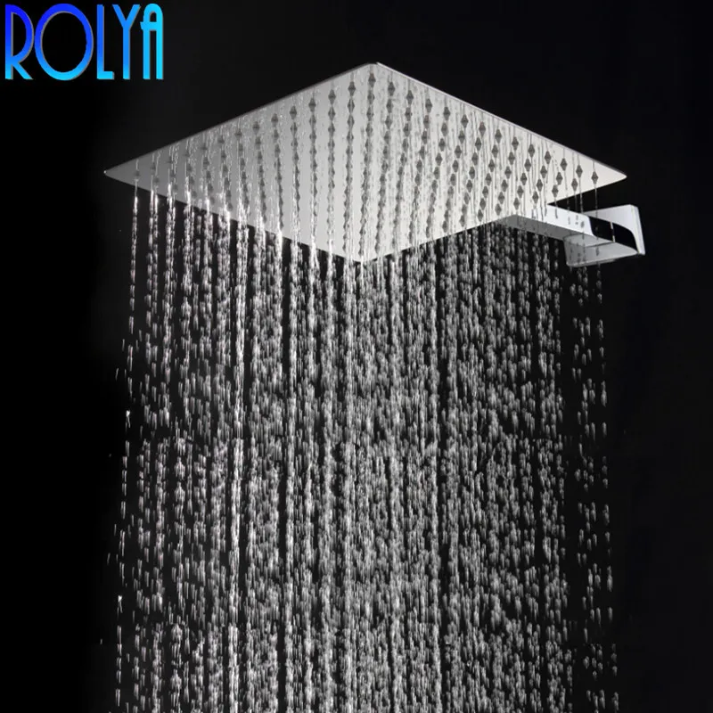 ROLYA оптовая и розничная продажа ультра тонкая 8 &quotдюймовая хромированная насадка